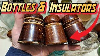 2024 We Bought A Box Full Of Antique Bottles & Insulators ~ Unboxing & Bottle Sale ©