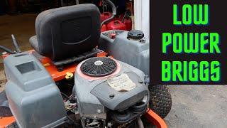 Briggs 24 hp low power on a Husqvarna