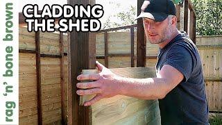 Cladding The Shed With Shiplap (PART 4 SHED BUILD PROJECT)