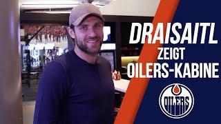 Leon Draisaitl führt durch die Kabine von Edmonton  Behind-the-scenes tour with Leon Draisaitl