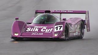 The legendary 1992 Jaguar XJR-14 11.000rpm Cosworth engine sound | feat XJR-15 & XJR-12 V12 racecars