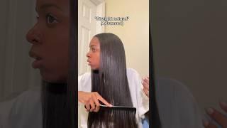 "Straight Natural" Beginner VS Advanced #grwm #hair #hairtutorial #naturalhair