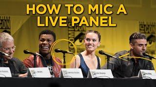 How to Mic a Panel Discussion | Filming a Live Event