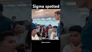 sigma boy spotted in airplane #sigma #sigmarule #savage