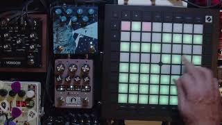 OBNE Dark Star Stereo (v3) midi control with Novation Launchpad Pro (mk3)