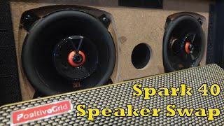 Swapping the Speakers on the Positive Grid Spark 40 for JBL Club 422F