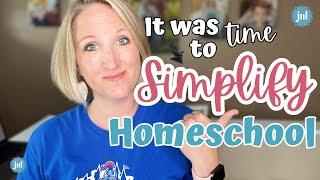 4 Steps to Simplify and Declutter Your Homeschool Load | Choosing What’s BEST for Your Homeschool