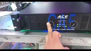 Ace Ca5 power amplifier- Testing