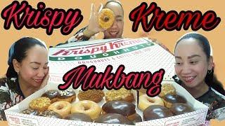 Mukbang: Dozen of KRISPY KREME Doughnuts!!! /mj hamto