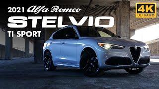 2021 Alfa Romeo Stelvio TI Sport Lunare White Metallic - Scotti Alfa Romeo