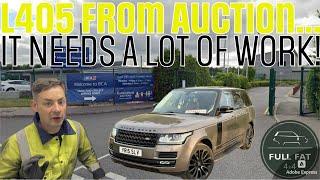 I bought a 4.4 SDV8 L405 Range Rover from auction - and it needs a lot of work!