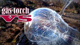 GLASS+WATER VS GAS TORCH | СТЕКЛО ПРОТИВ ГАЗОВОЙ ГОРЕЛКИ