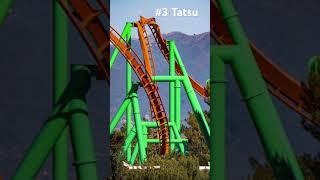 Top 5 Coasters at Six Flags  Magic Mountain #fyp