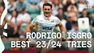 Will he make it in 15s? | Rodrigo Isgro | Top Tries from SVNS 2023/24