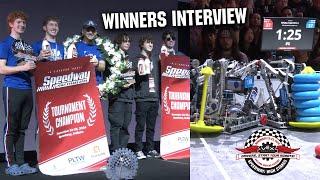 Speedway Winners Interview | 100A Jugglenauts & 229V ACE Robotics | 2024 High Stakes