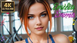 4K AI Girl Lookbook - Emilia and Emma: Fashion Meets Fitness in a Dynamic Gym Shoot