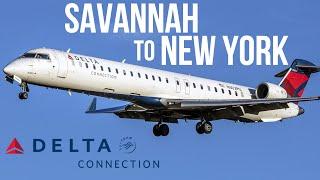 Delta Connection | Savannah to New York onboard the CRJ 900