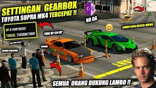 414 Hp !! Settingan Gearbox Toyota Supra MK4 Tercepat Update Terbaru 2024 - Car Parking Multiplayer