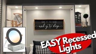 Goodbye Old Lighting! DIY Update w Smart Recessed Lighting (Step-by-Step)