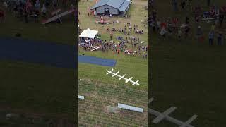 Longest RC airplane taking off at Flite Fest 2023. #flitefest