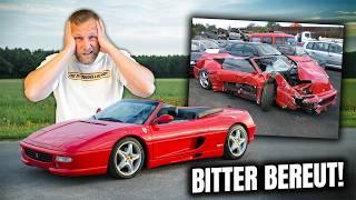 Vertrauen schamlos ausgenutzt? Wurde unser Kunde abgezockt? Totalschaden und zurück! Ferrari F355