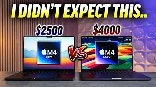 M4 Pro vs M4 Max 16" MacBook Pro - Just save your $1500?!