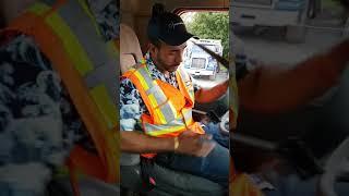 Jaz truck driving school Inside cab check and inspection