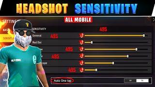 Headshot Sensitivity  || Free fire headshot setting in tamil || All mobile one tap sensitivity 