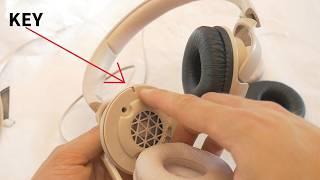 How To Remove & Replace JBL Tune 500 Ear-pad Cushions