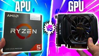 APU vs Budget Graphics Card Gaming PC