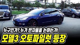 테슬라 오토파일럿 등판 | 네비를 찍으면 알아서 찾아간다?! [Live편집본]