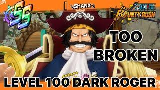 LEVEL 100 DARK ROGER GAMEPLAY | ONE PIECE BOUNTY RUSH | OPBR