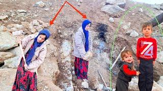 The courage of a widowed mother with two orphaned children deep underground