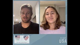 Team USA Olympic Surfers Carissa Moore and Kolohe Andino on surfing's Olympic debut