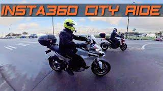 Ride Through Seattle Motovlog #1 with Paulo  // TysonMoto Insta360