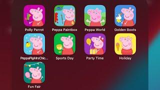 Peppa Pig Polly Parrot,Peppa Pig Paintbox,World of Peppa Pig (Peppa World),Peppa Pig Golden Boots