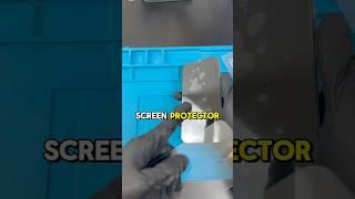 PERFECT WAY TO INSTALL SCREEN PROTECTOR! No more air bubbles #tech  #education #pov #satisfying
