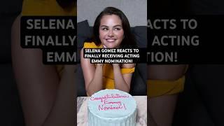 Selena Gomez REACTS To Receiving First Acting Emmy Nomination! #emmys