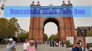 Barcelona Walk Part one #barcelona