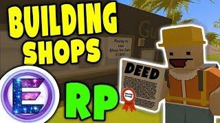 Unturned - Building a shop ready to use | Buying old shops and doing them up ( Unturned RP )