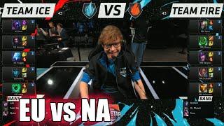 EU LCS vs NA LCS | Day 1 Game 1 All-Stars 2015 LoL in Los Angeles | EU (ICE) vs NA (FIRE) #Allstar