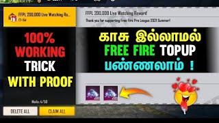 Free fire topup trick without money | topup tamil | young kings FF