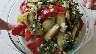 САЛАТ из Запечённых БАКЛАЖАН - Бесподобно ВКУСНЫЙ САЛАТ-ЗАКУСКА на ПРАЗДНИЧНЫЙ СТОЛ!