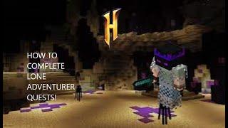 Lone Adventurer Quest Guide! (Hypixel Skyblock)