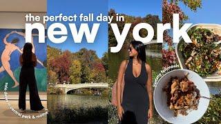 FALL IN NYC | the perfect solo day exploring central park, the moma, & eating fall-inspired meals