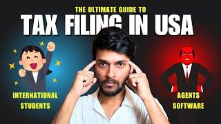How to FILE TAXES in USA as an F-1 Student? | International Student Tax Filing Guide |