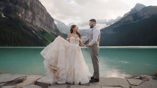 Couple traveled across the world to elope in Banff | Lake Louise Elopement