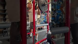 Back Squat FRONT SIDE View - 145 x 5 - 6/9/2025