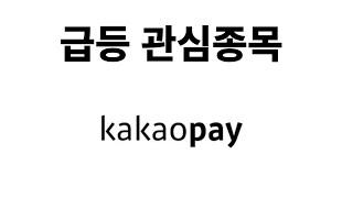[주식] 카카오페이 지역화폐 예산과 스테이블코인 기대감