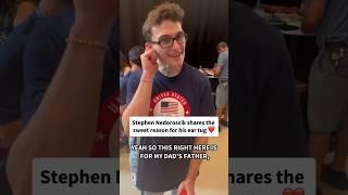 Stephen Nedoroscik shares the sweet reason for his ear tug